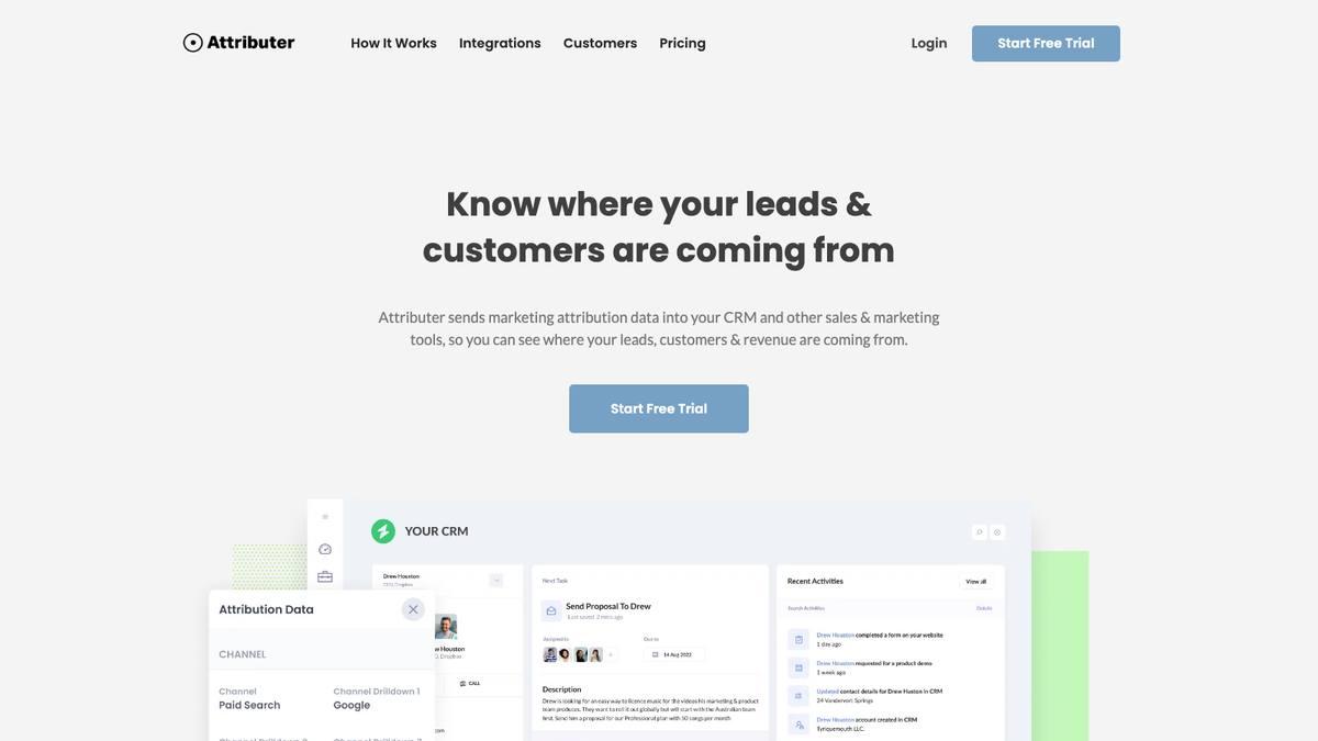 Attributer website