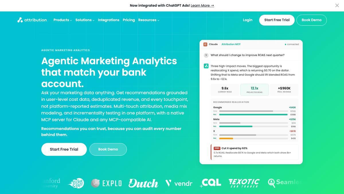 Attribution website