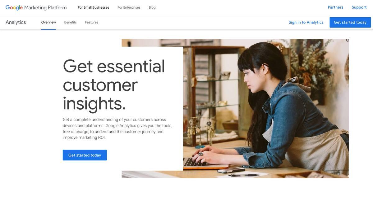 Google Analytics 4 website